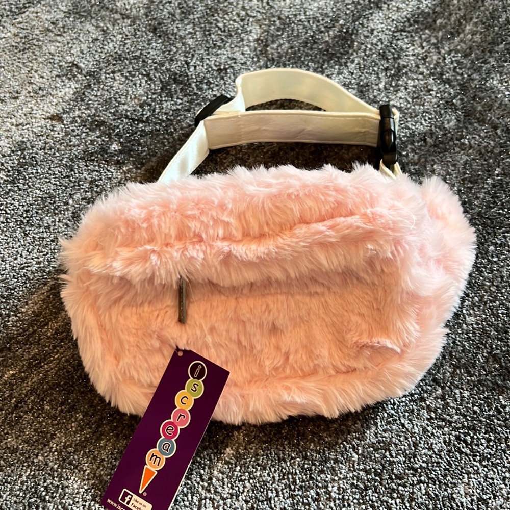 Kids furry belt bag new with tags!